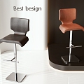 Modern Bar Chair 3d model