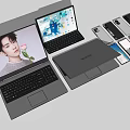 Latest Smartphones Laptops And Digital Devices In Modern Multi Device Tech