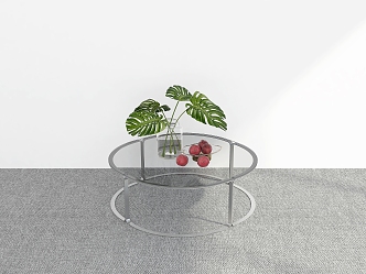 Coffee Table Coffee Table Ornaments Glass Coffee Table Round Coffee Table Coffee Table 3d model