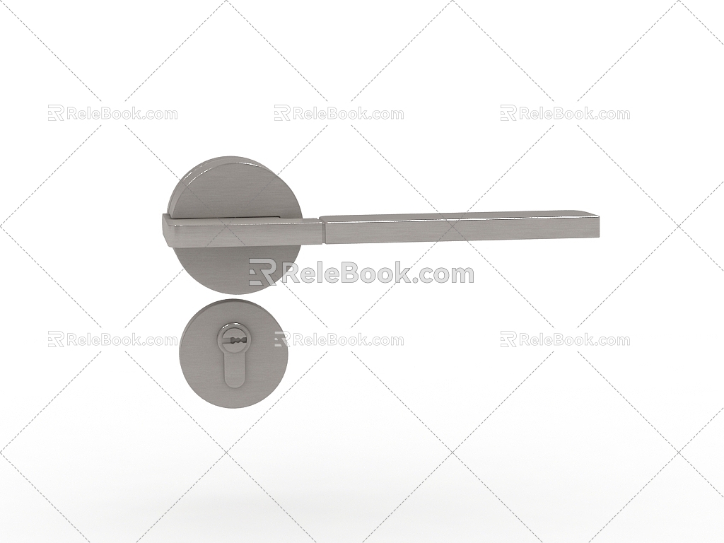 Modern Door Handle 3d model