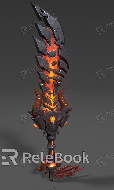 stylized heavy knife model