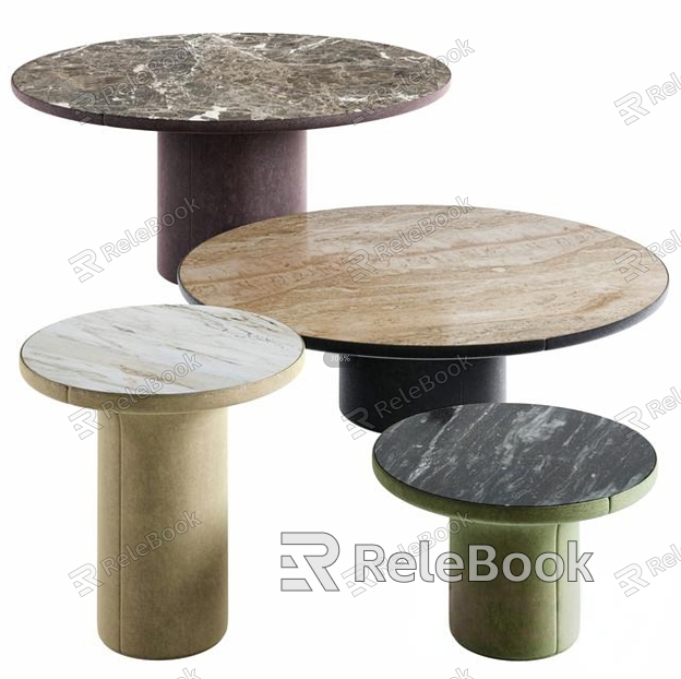 Modern LonghiRE marble coffee table side table model