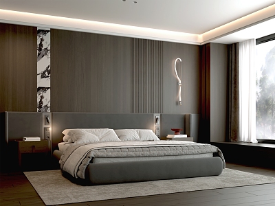 Italian Bedroom 3d model