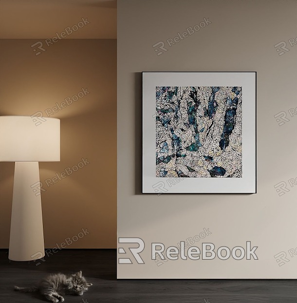 Modern Light Luxury Hanging Painting model