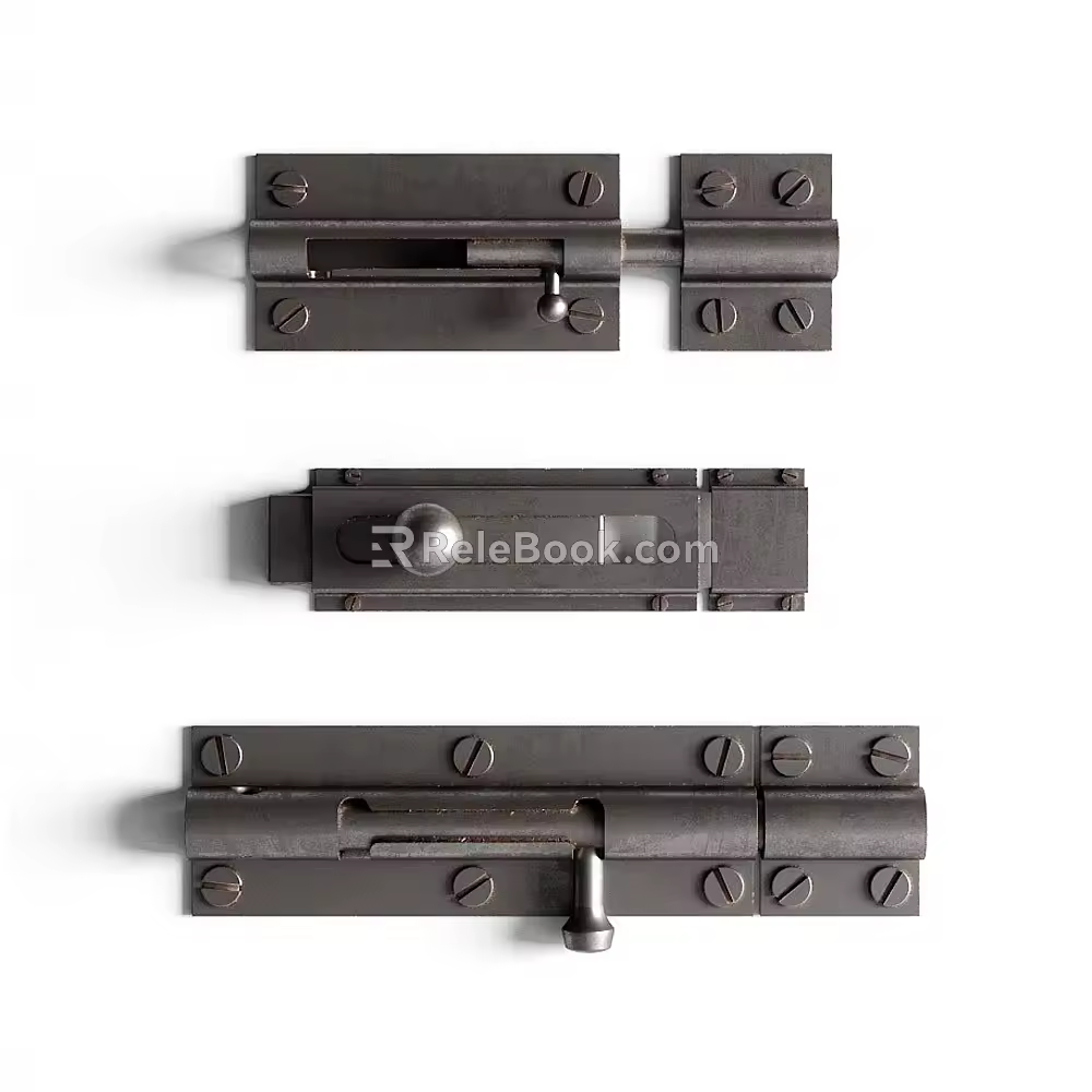 Latch 3D Model 3d model