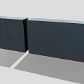 Row of Orange and Dark Gray Lockers with Ventilated Doors and Metal Frames