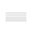 White Decorative Building Components With Various Shapes And Smooth Surfaces
