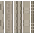 Different Styles Of Decorative Wall Panels With Vertical Lines Horizontal Patterns And Textured Surfaces