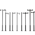 Monitoring vertical rod vertical rod gun machine monitoring rod ball machine monitoring rod gun machine ball machine monitoring 3d model