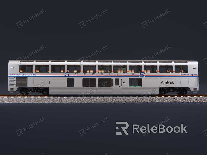 tourist train carriages model