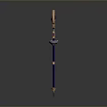 Scepter Ancient Scepter Cane Ancient Scepter Magic Scepter Metal Scepter Classical Scepter Magic Scepter 3d model
