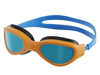 Modern Swimming Goggles Sunglasses Swimming Equipment Cartoon Swimming Goggles 3d model