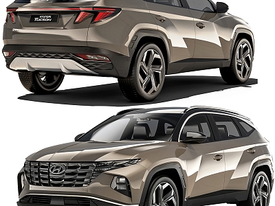 Hyundai Tucson 2021 3d model