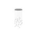 Elegant Crystal Chandelier Design With Multiple Hanging Light Fixtures For Interior Decor