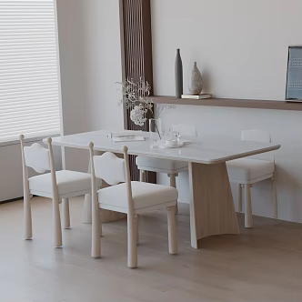 Modern table combination 3d model