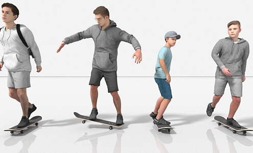 Sports Skateboard Shoes 3d model