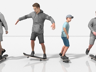 Sports Skateboard Shoes 3d model