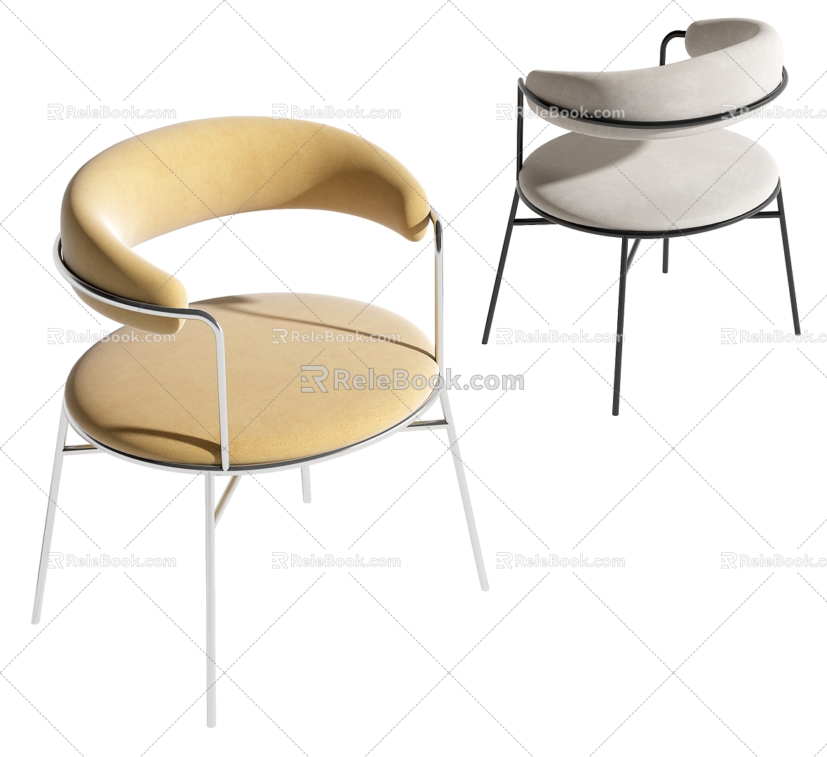 single chair 3d model