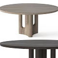 Modern Round Dining Tables With Light And Dark Gray Tops And Unique Leg Design