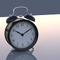 Alarm clock ornaments retro style 3d model