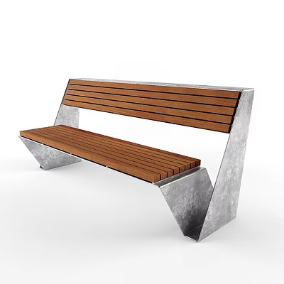 Modern Outdoor Bench Bench Park Bench 3d model Modern Outdoor Bench Bench Park Bench 3d model