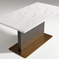 Modern round table coffee table 3d model