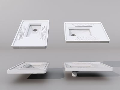 Modern squat toilet squat toilet 3d model