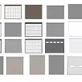 Assorted Window Blinds Display With Diverse Designs Textures And Color Options