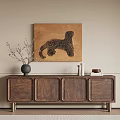 Modern Middle Style TV Cabinet 3d model
