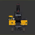 Heavy Duty Yellow Tracked Functional Vehicle With Large Bucket For Industrial Construction Work