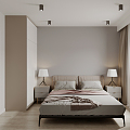 Modern Bedroom Simple Bedroom 3d model