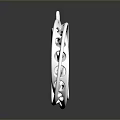 Stainless Steel Hardware Ring Component With Circular Holes And Shiny Surface