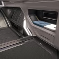 Futuristic White Vehicle With Streamlined Design Advanced Tech And Transparent Cabin 3d model