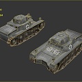 Light Tank Light Armored Tank Modern Tank World War II Tank World War I Tank Heavy Tank 3d model