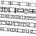 Window combination folding window casement window glass window sliding window floor-to-ceiling window bay window corner window 3d model