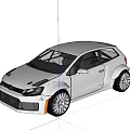 Silver Three Door Sports Car With Black Wheels Orange Brake Calipers On Winding Road