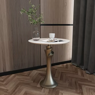 Modern round several 3d model
