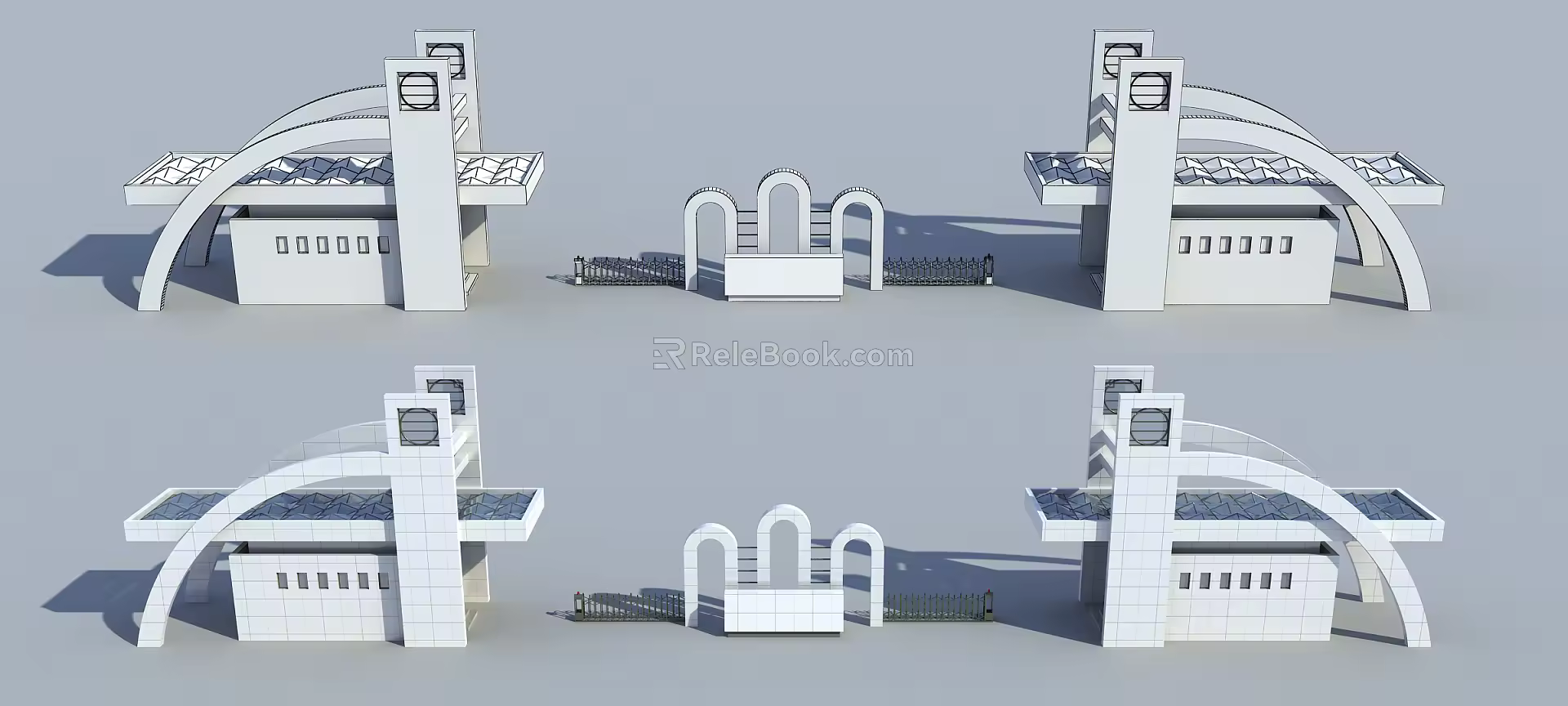 Modern Gate 3d model