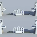 Modern Gate 3d model