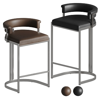 Orchid Modern Bar Chair Leather Bar Chair Bar Chair 3d model