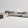 Modern Multiplayer Sofa 3d model