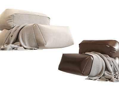 Modern Poliform Lazy Sofa 3d model