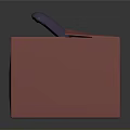 Pink Organizer Storage Box For Daily Use With Lid Opening And Purple Knob