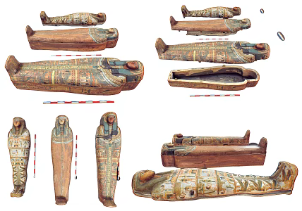 Modern Mummy India Mummy Coffin Paddy Mutt Mutay Abstract Art Coffin Cultural Heritage Mummy 3d model