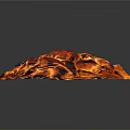 Natural Stone And Wood Decorative Piece With Unique Textured Surface