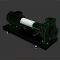Industrial Centrifugal Pump Equipment Featuring Electric Motor And Base Frame Housing Structure