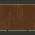 Traditional Wooden Chest of Drawers With Four Drawers And Metal Handles On Short Legs
