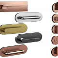Modern Metal Door Handles In Various Colors And Stylish Designs For Home Decoration