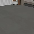 Modern Gray Floor Tiles In Living Room With Fireplace And Natural Light