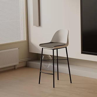 Modern Bar Chair 3d model